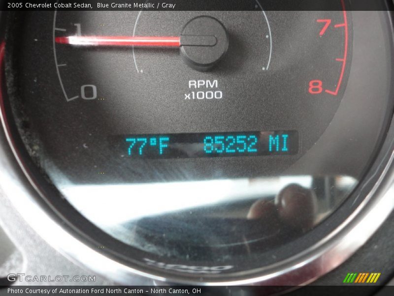 Blue Granite Metallic / Gray 2005 Chevrolet Cobalt Sedan