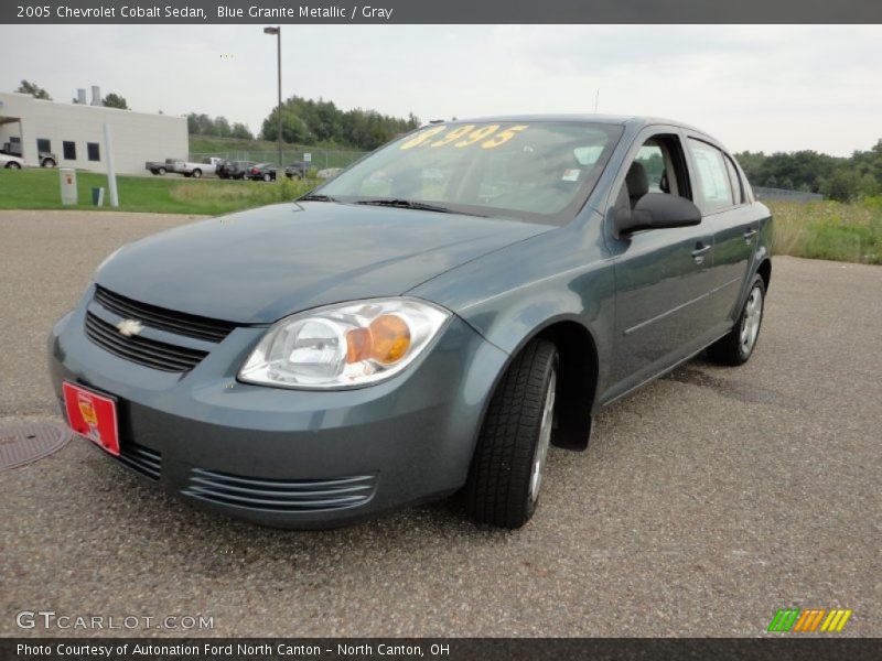 Blue Granite Metallic / Gray 2005 Chevrolet Cobalt Sedan