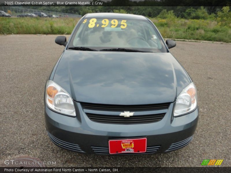 Blue Granite Metallic / Gray 2005 Chevrolet Cobalt Sedan