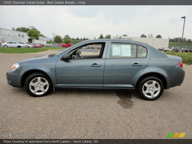 Blue Granite Metallic / Gray 2005 Chevrolet Cobalt Sedan