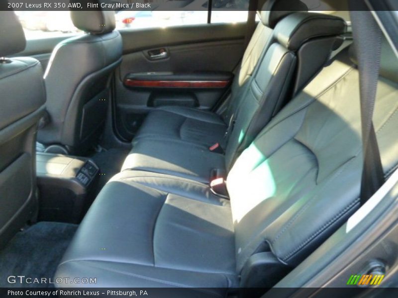Flint Gray Mica / Black 2007 Lexus RX 350 AWD