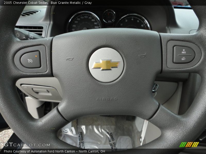 Blue Granite Metallic / Gray 2005 Chevrolet Cobalt Sedan