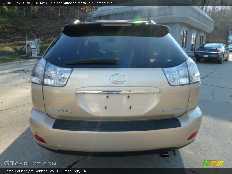Golden Almond Metallic / Parchment 2009 Lexus RX 350 AWD