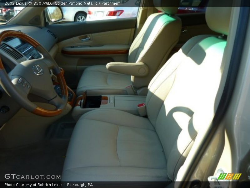 Golden Almond Metallic / Parchment 2009 Lexus RX 350 AWD