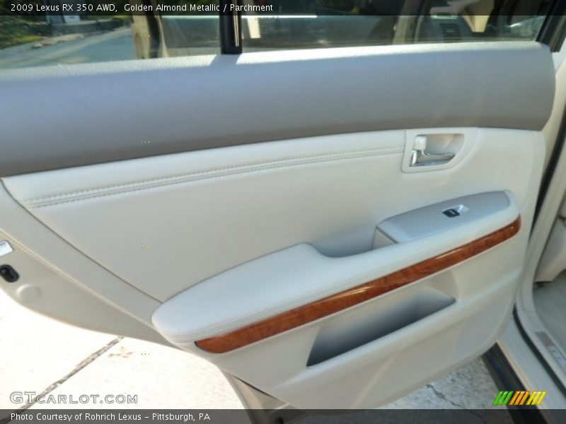 Golden Almond Metallic / Parchment 2009 Lexus RX 350 AWD