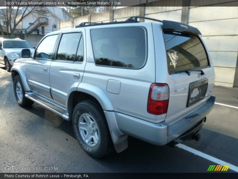 Millennium Silver Metallic / Oak 2000 Toyota 4Runner Limited 4x4