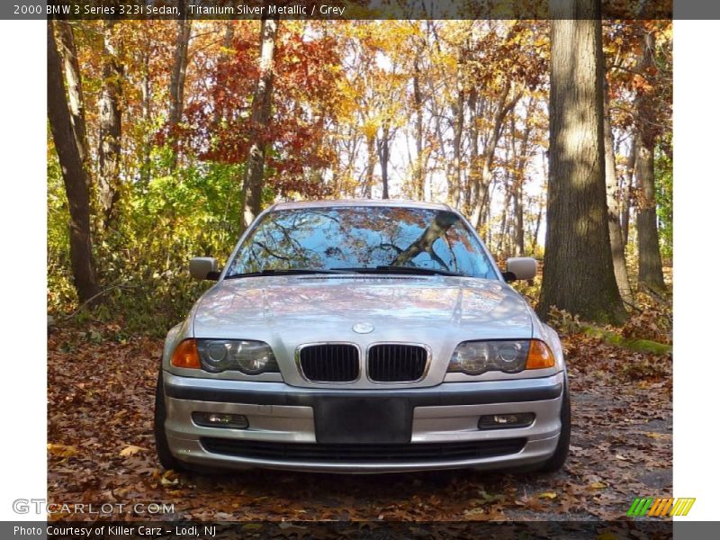 Titanium Silver Metallic / Grey 2000 BMW 3 Series 323i Sedan