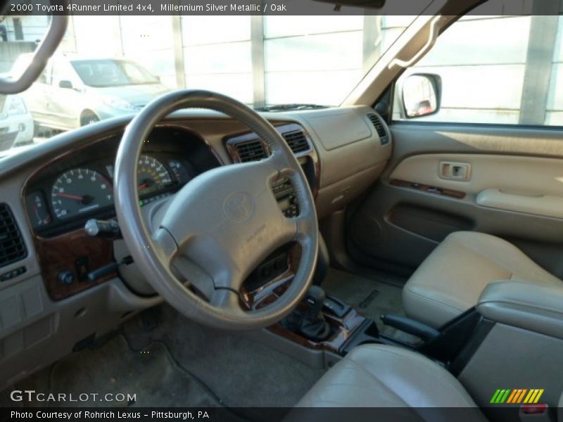 Millennium Silver Metallic / Oak 2000 Toyota 4Runner Limited 4x4