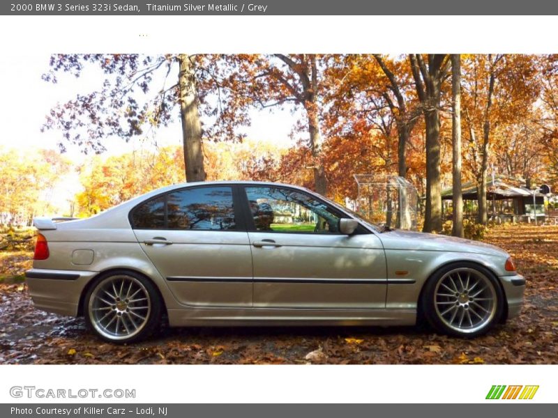 Titanium Silver Metallic / Grey 2000 BMW 3 Series 323i Sedan