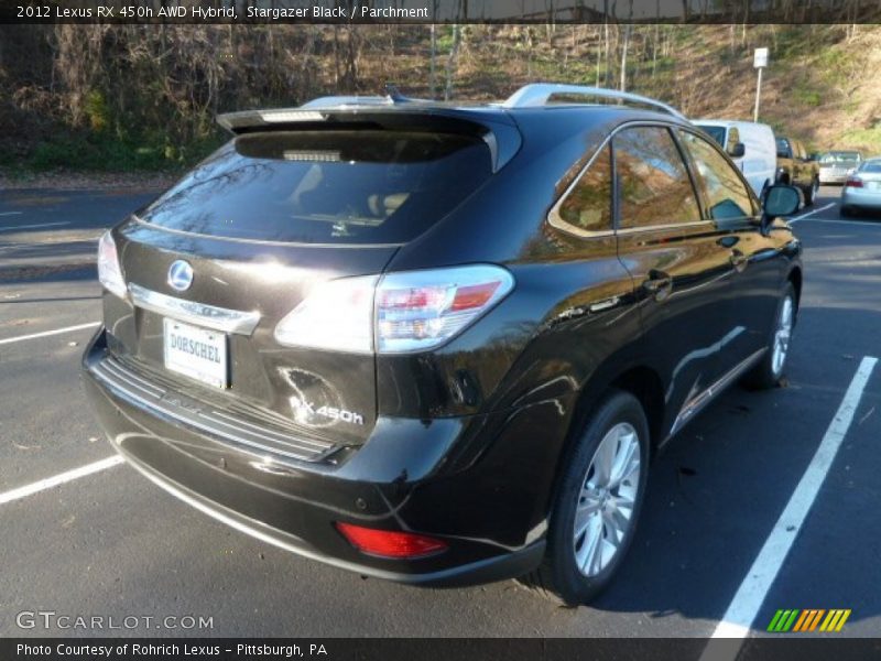 Stargazer Black / Parchment 2012 Lexus RX 450h AWD Hybrid