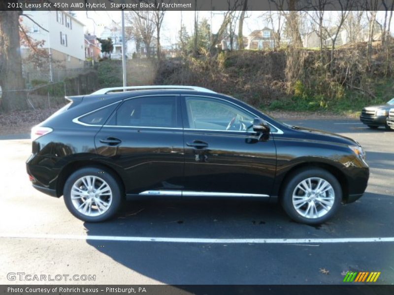 Stargazer Black / Parchment 2012 Lexus RX 450h AWD Hybrid