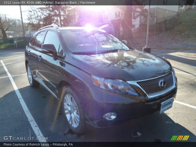 Stargazer Black / Parchment 2012 Lexus RX 450h AWD Hybrid
