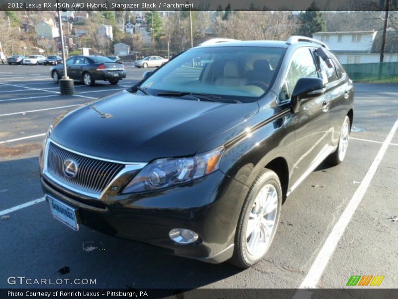 Stargazer Black / Parchment 2012 Lexus RX 450h AWD Hybrid