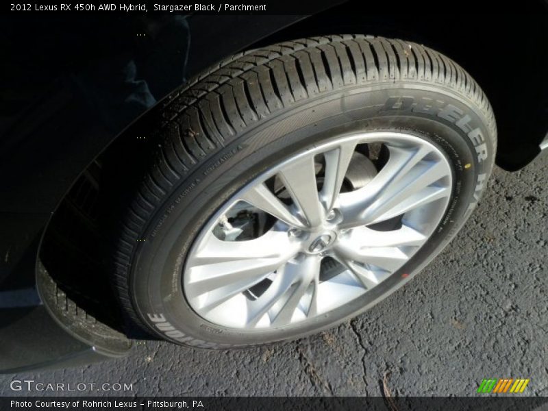 Stargazer Black / Parchment 2012 Lexus RX 450h AWD Hybrid