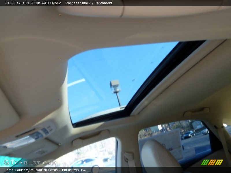 Stargazer Black / Parchment 2012 Lexus RX 450h AWD Hybrid