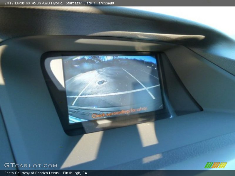 Stargazer Black / Parchment 2012 Lexus RX 450h AWD Hybrid