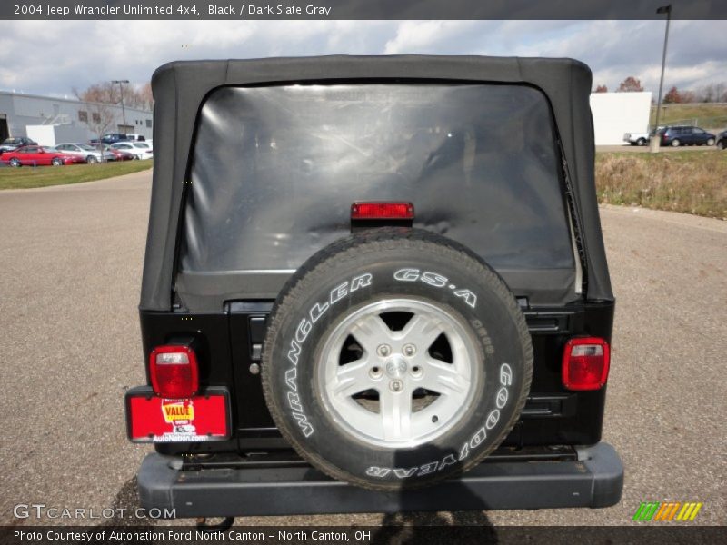 Black / Dark Slate Gray 2004 Jeep Wrangler Unlimited 4x4
