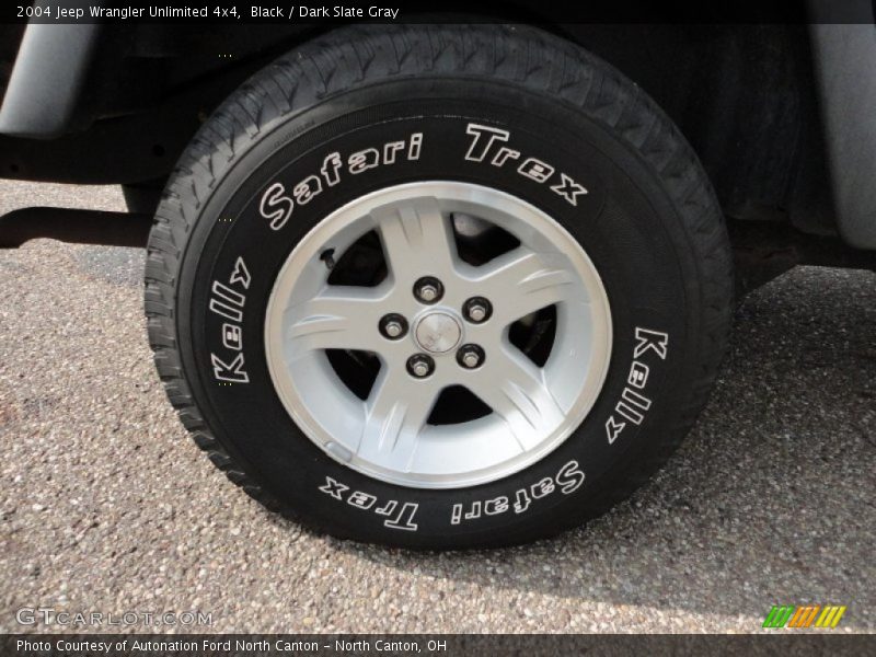 Black / Dark Slate Gray 2004 Jeep Wrangler Unlimited 4x4