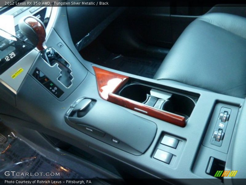 Tungsten Silver Metallic / Black 2012 Lexus RX 350 AWD