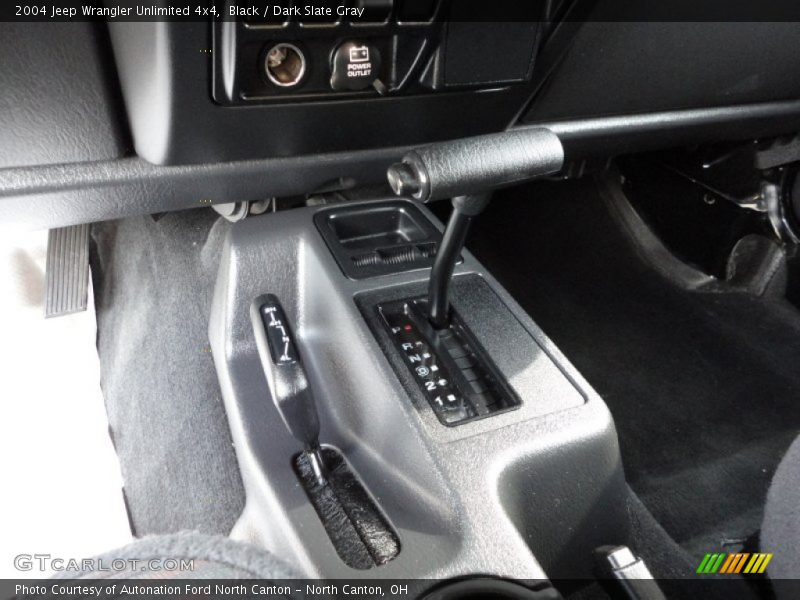 Black / Dark Slate Gray 2004 Jeep Wrangler Unlimited 4x4