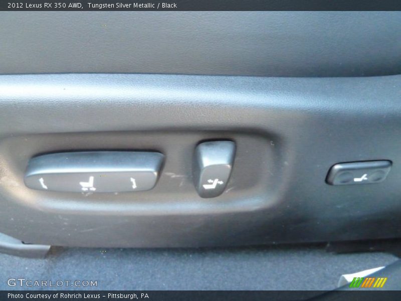 Tungsten Silver Metallic / Black 2012 Lexus RX 350 AWD