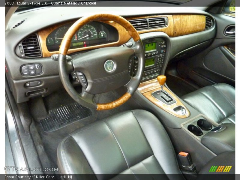 Quartz Metallic / Charcoal 2003 Jaguar S-Type 3.0