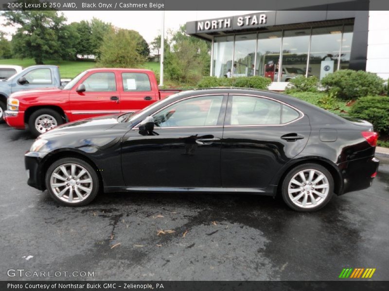 Black Onyx / Cashmere Beige 2006 Lexus IS 250 AWD