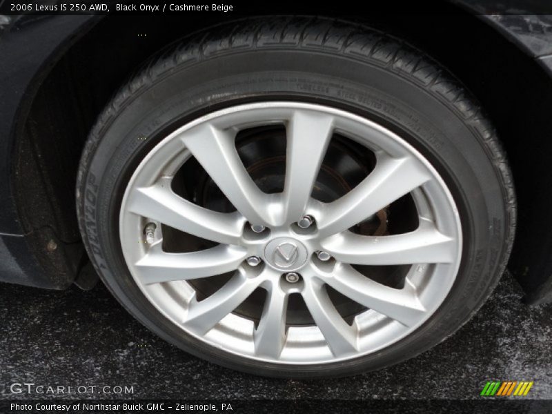Black Onyx / Cashmere Beige 2006 Lexus IS 250 AWD
