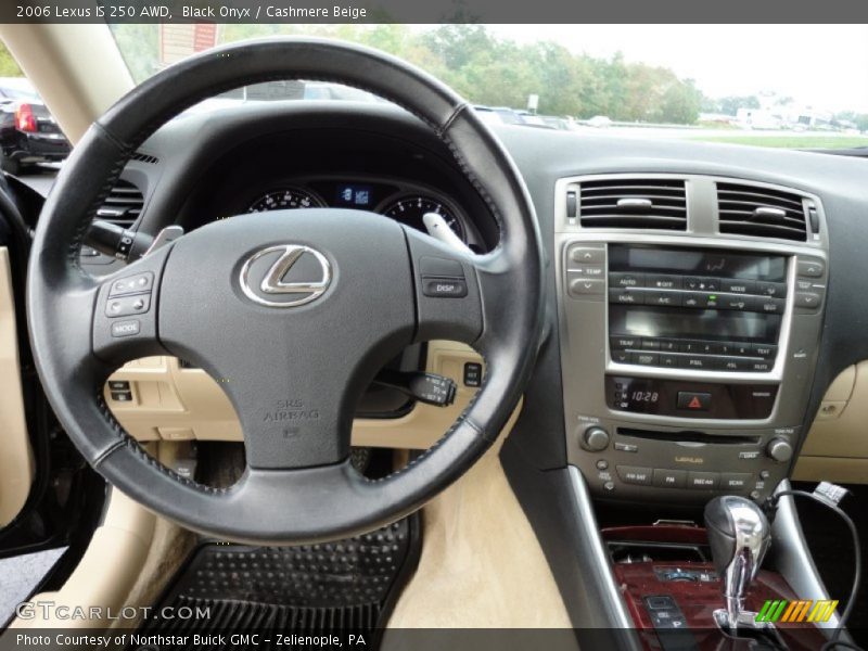 Black Onyx / Cashmere Beige 2006 Lexus IS 250 AWD