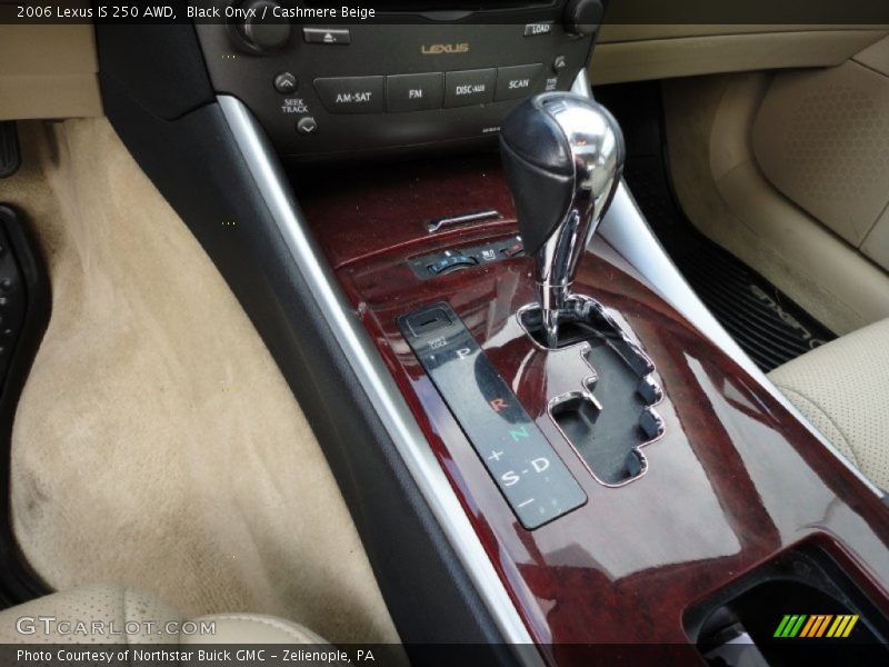 Black Onyx / Cashmere Beige 2006 Lexus IS 250 AWD