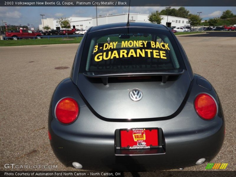 Platinum Grey Metallic / Black 2003 Volkswagen New Beetle GL Coupe