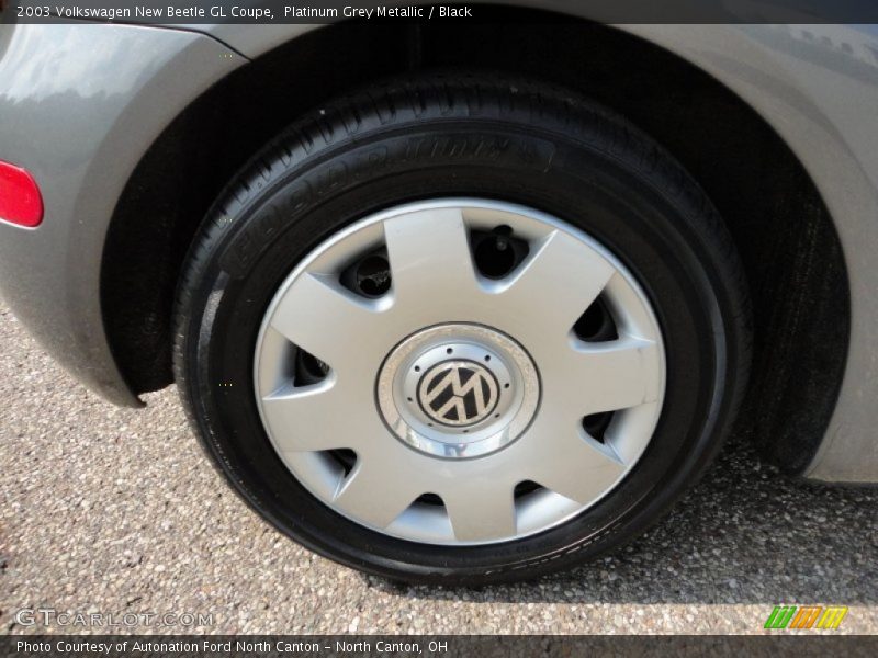 Platinum Grey Metallic / Black 2003 Volkswagen New Beetle GL Coupe