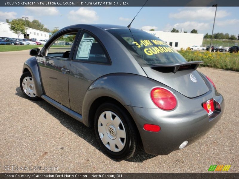 Platinum Grey Metallic / Black 2003 Volkswagen New Beetle GL Coupe