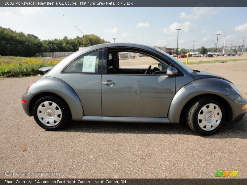 Platinum Grey Metallic / Black 2003 Volkswagen New Beetle GL Coupe