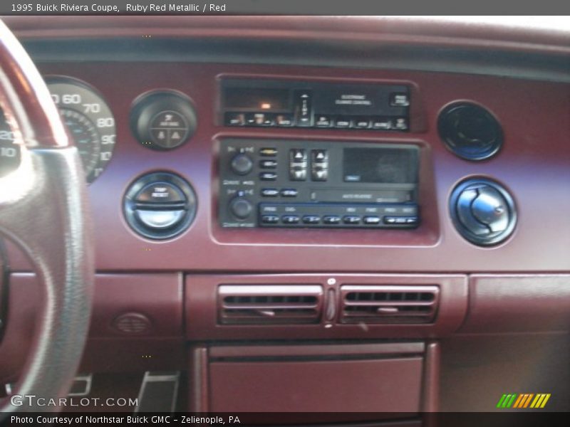 Ruby Red Metallic / Red 1995 Buick Riviera Coupe