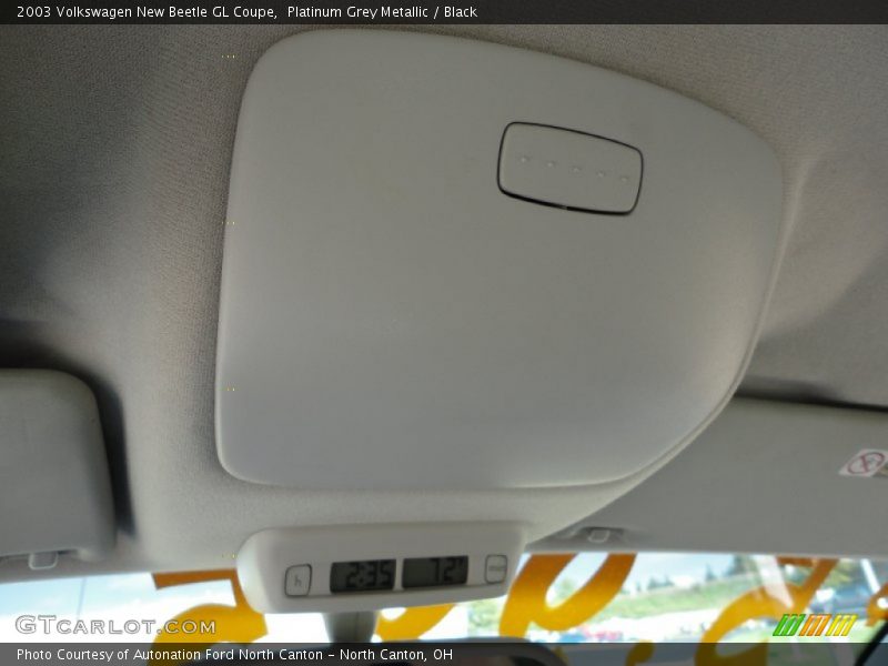 Platinum Grey Metallic / Black 2003 Volkswagen New Beetle GL Coupe