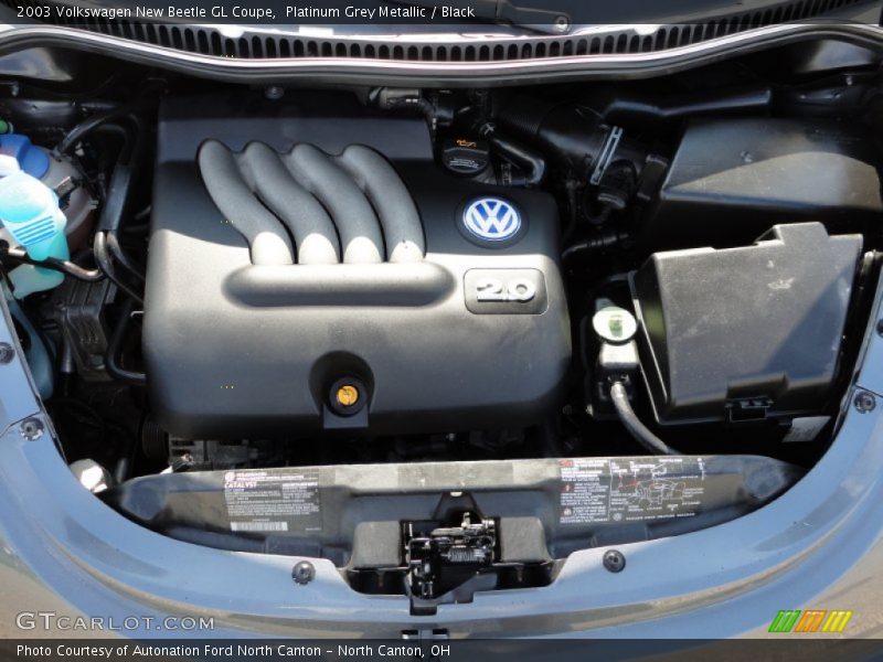 Platinum Grey Metallic / Black 2003 Volkswagen New Beetle GL Coupe