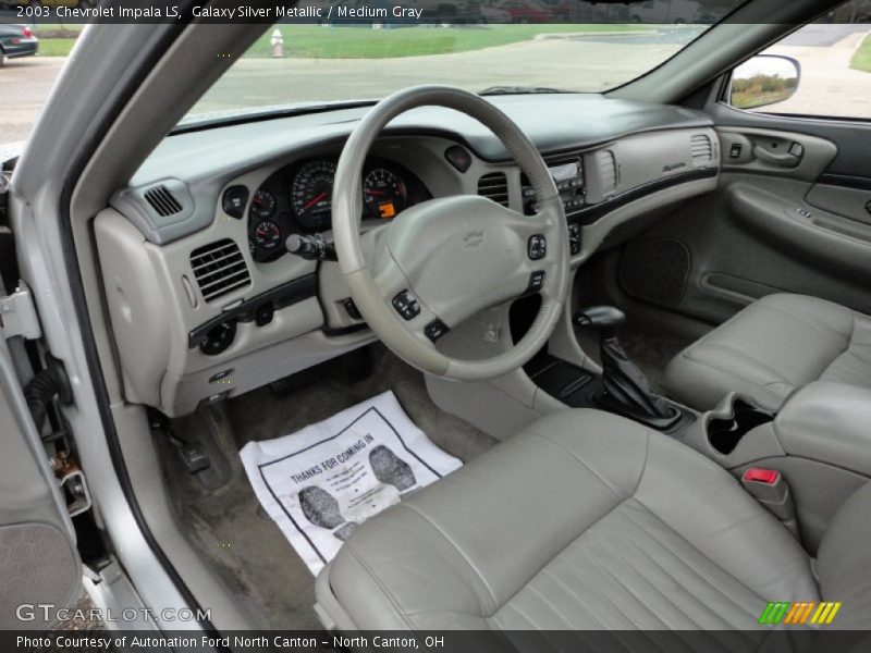 Galaxy Silver Metallic / Medium Gray 2003 Chevrolet Impala LS