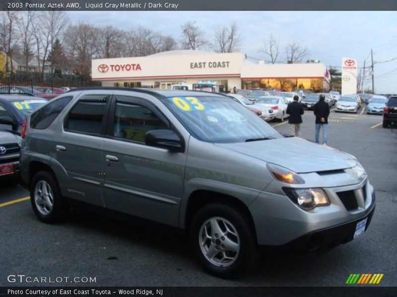 Liquid Gray Metallic / Dark Gray 2003 Pontiac Aztek AWD