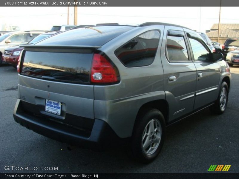 Liquid Gray Metallic / Dark Gray 2003 Pontiac Aztek AWD