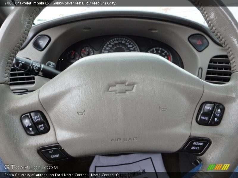 Galaxy Silver Metallic / Medium Gray 2003 Chevrolet Impala LS