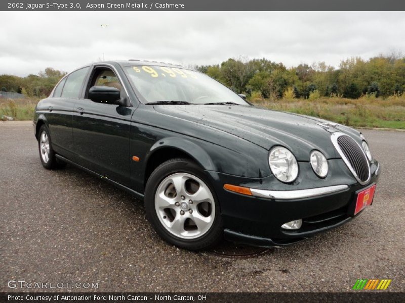 Aspen Green Metallic / Cashmere 2002 Jaguar S-Type 3.0