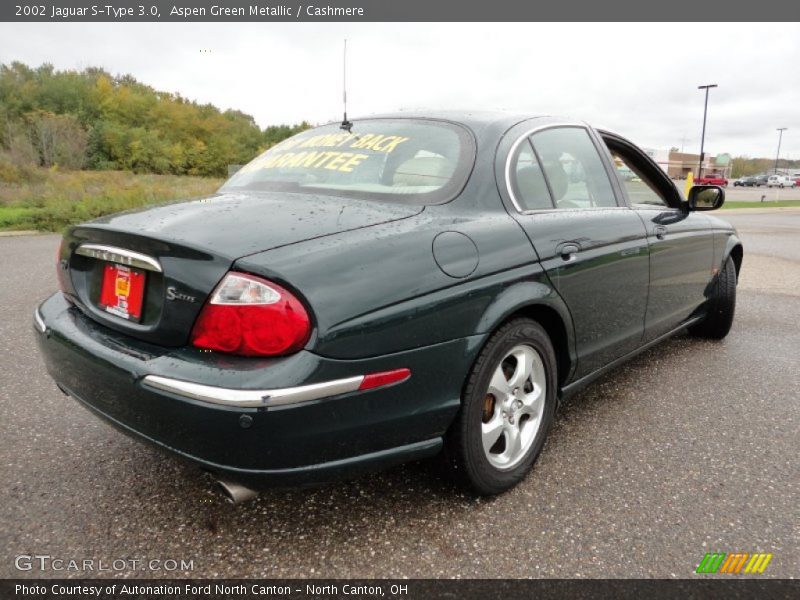 Aspen Green Metallic / Cashmere 2002 Jaguar S-Type 3.0