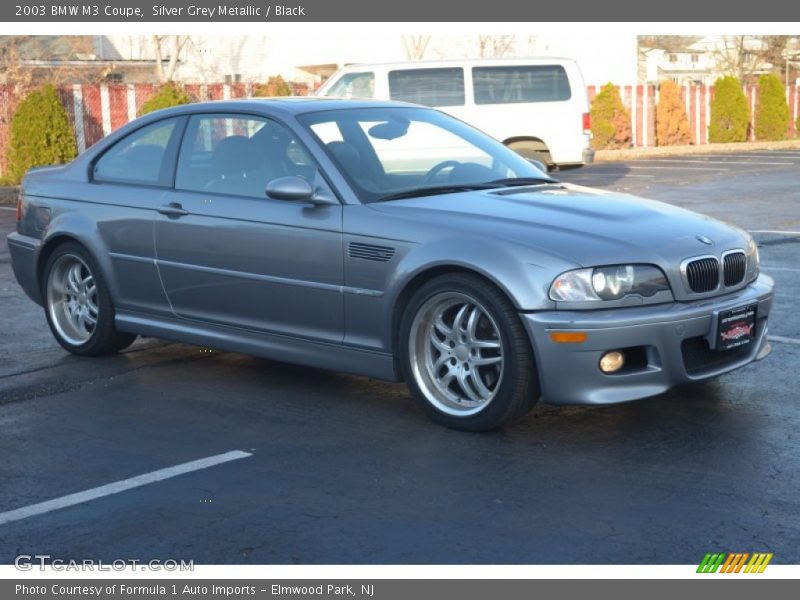 Silver Grey Metallic / Black 2003 BMW M3 Coupe