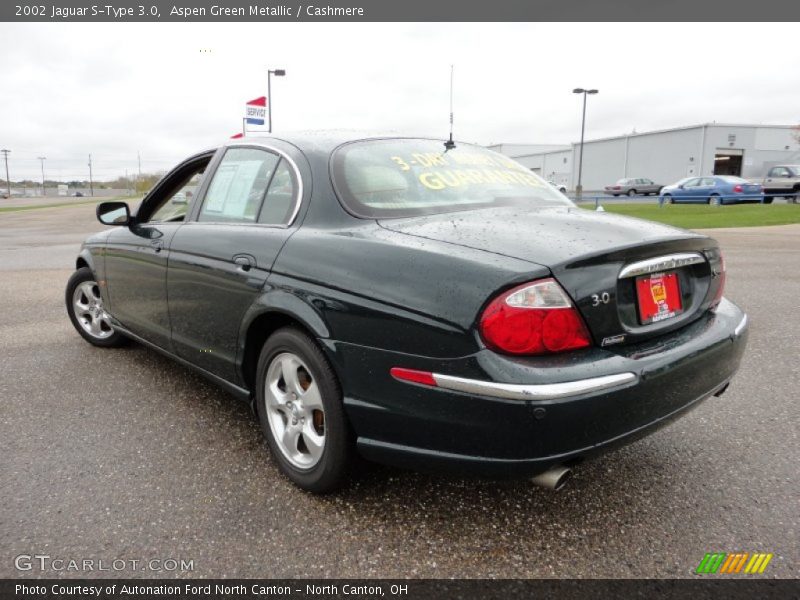 Aspen Green Metallic / Cashmere 2002 Jaguar S-Type 3.0