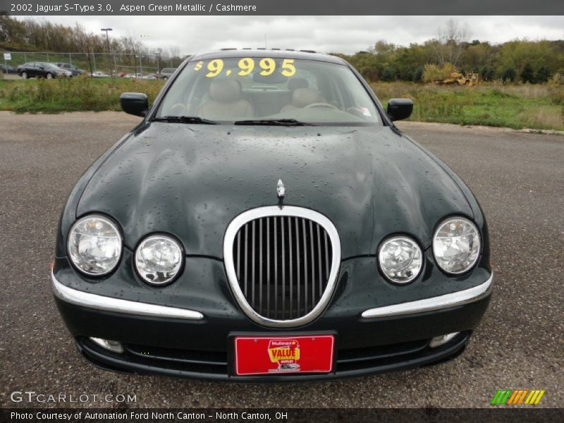 Aspen Green Metallic / Cashmere 2002 Jaguar S-Type 3.0