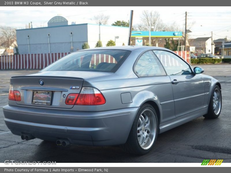 Silver Grey Metallic / Black 2003 BMW M3 Coupe