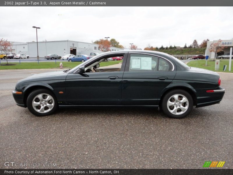  2002 S-Type 3.0 Aspen Green Metallic