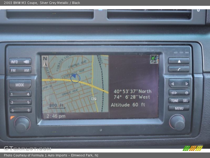 Navigation of 2003 M3 Coupe