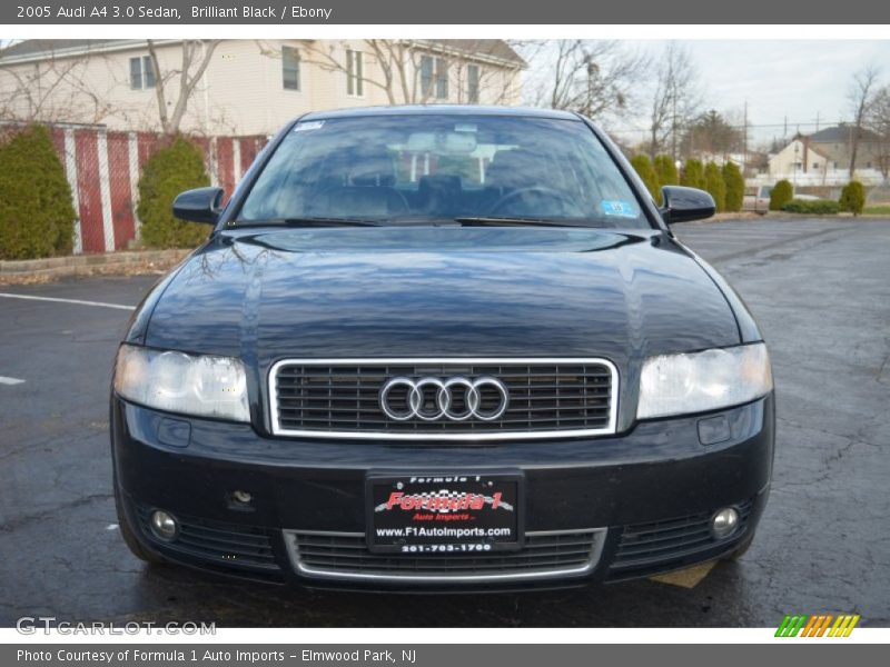 Brilliant Black / Ebony 2005 Audi A4 3.0 Sedan